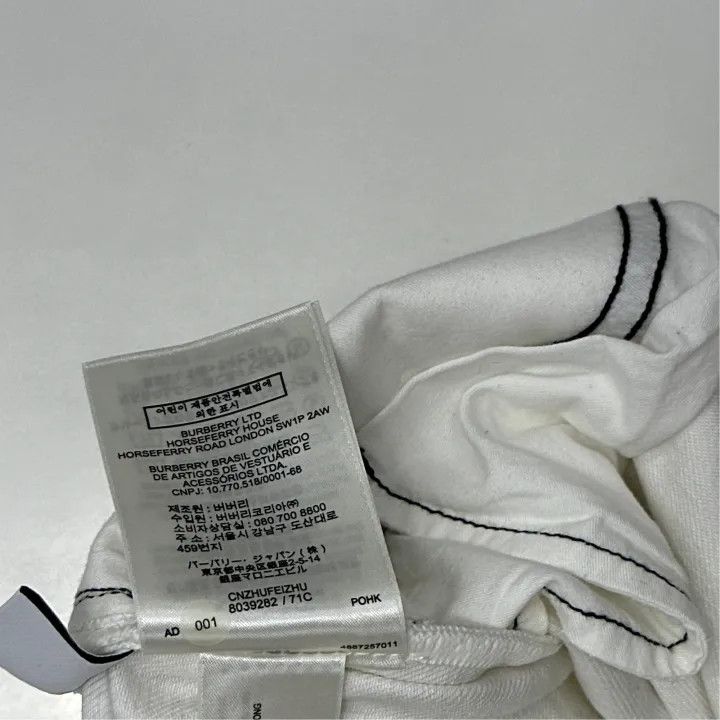 Burberry Burberry White Slim Fit Casual Jeans 0079 Size 28" / US 6 / IT 42 - 4 Thumbnail