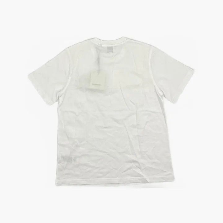 Burberry Burberry Logo Patch White Short Sleeve T-Shirt 0079 Size S / US 4 / IT 40 - 3 Thumbnail
