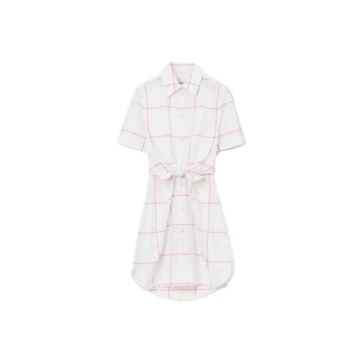 Burberry Burberry SS23 Color Block Check Shirt Dress 0079 Size S / US 4 / IT 40 - 2 Thumbnail