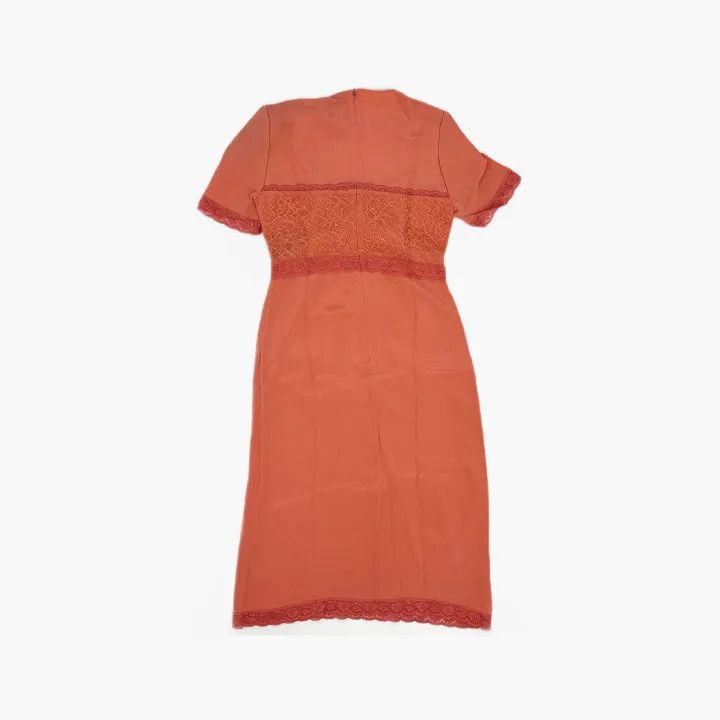 Burberry Burberry Pink Short Sleeve Dress 0079 Size S / US 4 / IT 40 - 3 Thumbnail