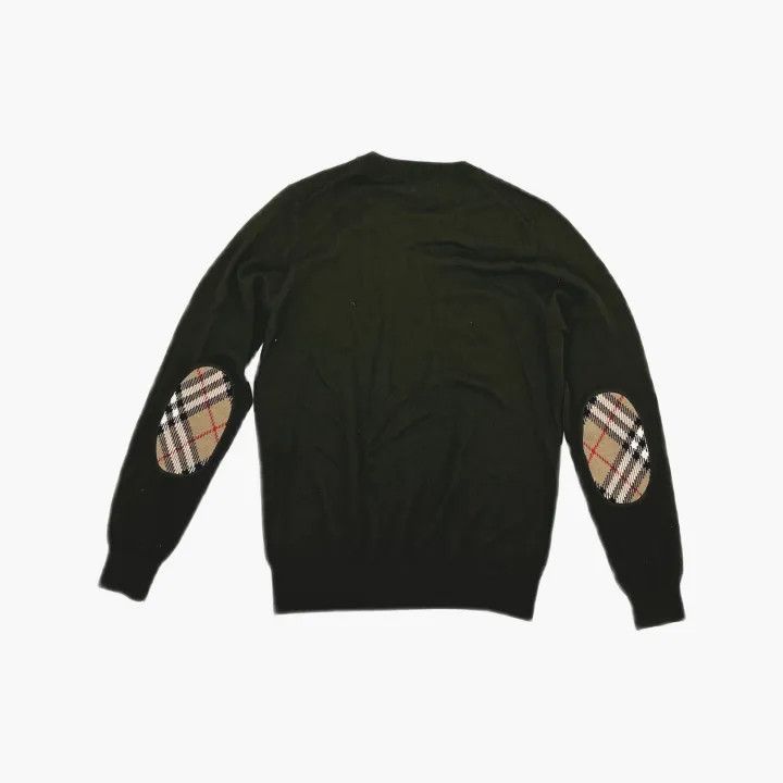 Burberry Burberry Green Long Sleeve Pullover Sweater 0079 Size S / US 4 / IT 40 - 3 Thumbnail