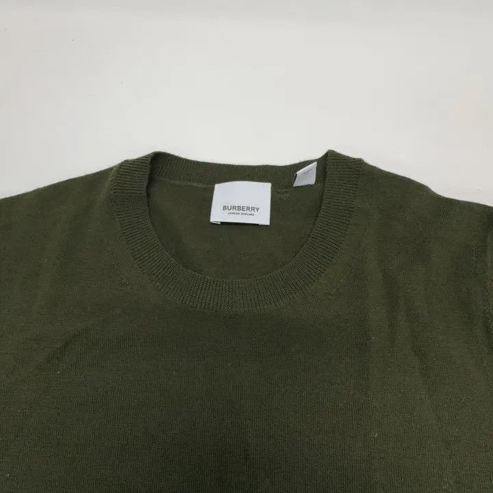 Burberry Burberry Green Long Sleeve Pullover Sweater 0079 Size S / US 4 / IT 40 - 6 Thumbnail