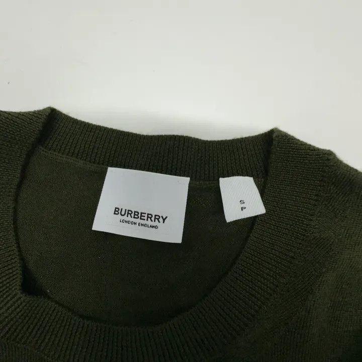 Burberry Burberry Green Long Sleeve Pullover Sweater 0079 Size S / US 4 / IT 40 - 4 Thumbnail