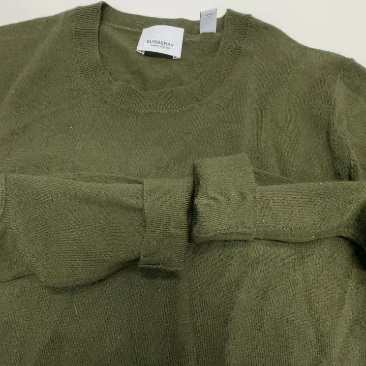 Burberry Burberry Green Long Sleeve Pullover Sweater 0079 Size S / US 4 / IT 40 - 9 Thumbnail