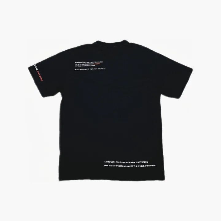 Burberry Burberry Black Graphic Cotton Oversized T-Shirt 0079 Size XS / US 0-2 / IT 36-38 - 3 Thumbnail