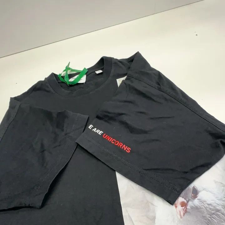 Burberry Burberry Black Graphic Cotton Oversized T-Shirt 0079 Size XS / US 0-2 / IT 36-38 - 8 Thumbnail
