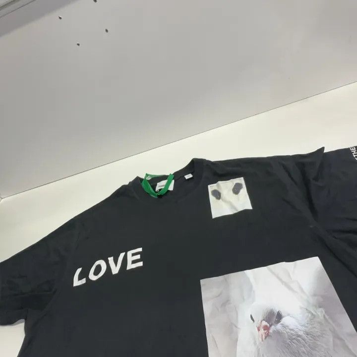 Burberry Burberry Black Graphic Cotton Oversized T-Shirt 0079 Size XS / US 0-2 / IT 36-38 - 9 Thumbnail