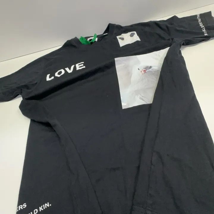Burberry Burberry Black Graphic Cotton Oversized T-Shirt 0079 Size XS / US 0-2 / IT 36-38 - 10 Thumbnail