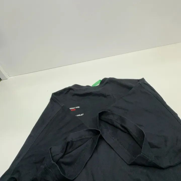 Burberry Burberry Black Graphic Cotton Oversized T-Shirt 0079 Size XS / US 0-2 / IT 36-38 - 12 Thumbnail