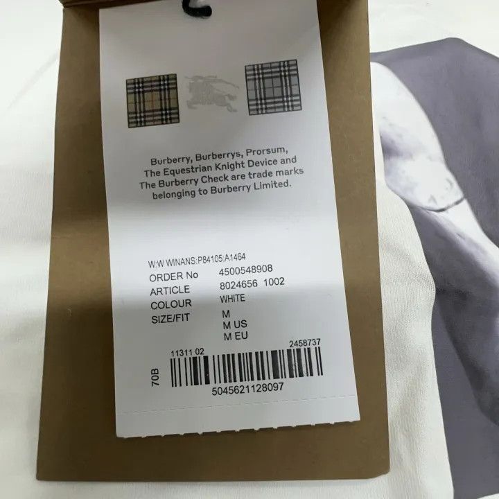 Burberry Burberry Graphic Print Short Sleeve T-Shirt 0079 Size M / US 6-8 / IT 42-44 - 5 Thumbnail