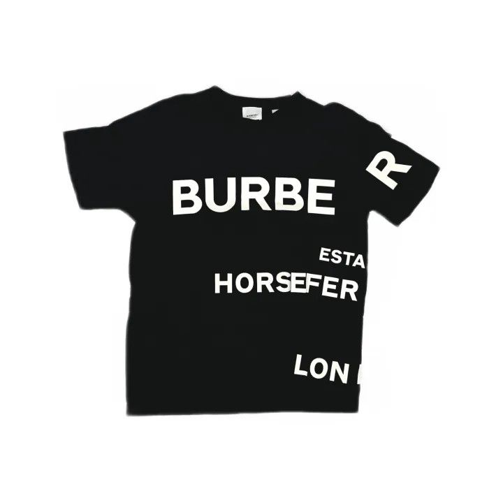 Burberry Burberry Logo Printed Oversized T-Shirt 0079 Size XS / US 0-2 / IT 36-38 - 2 Thumbnail