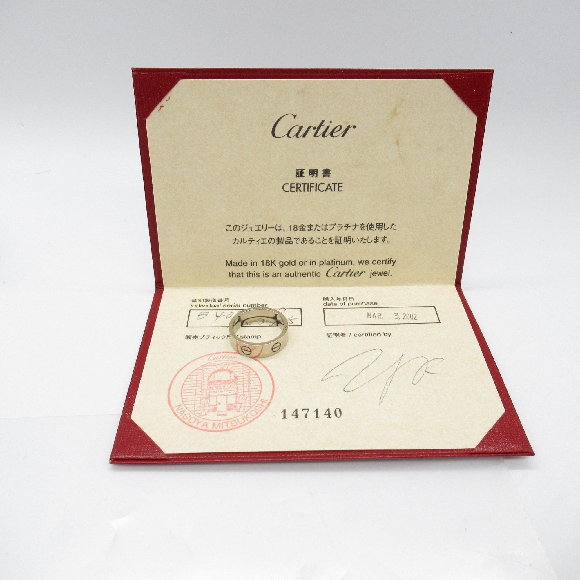 Cartier Cartier Love ring Size ONE SIZE - 6 Thumbnail