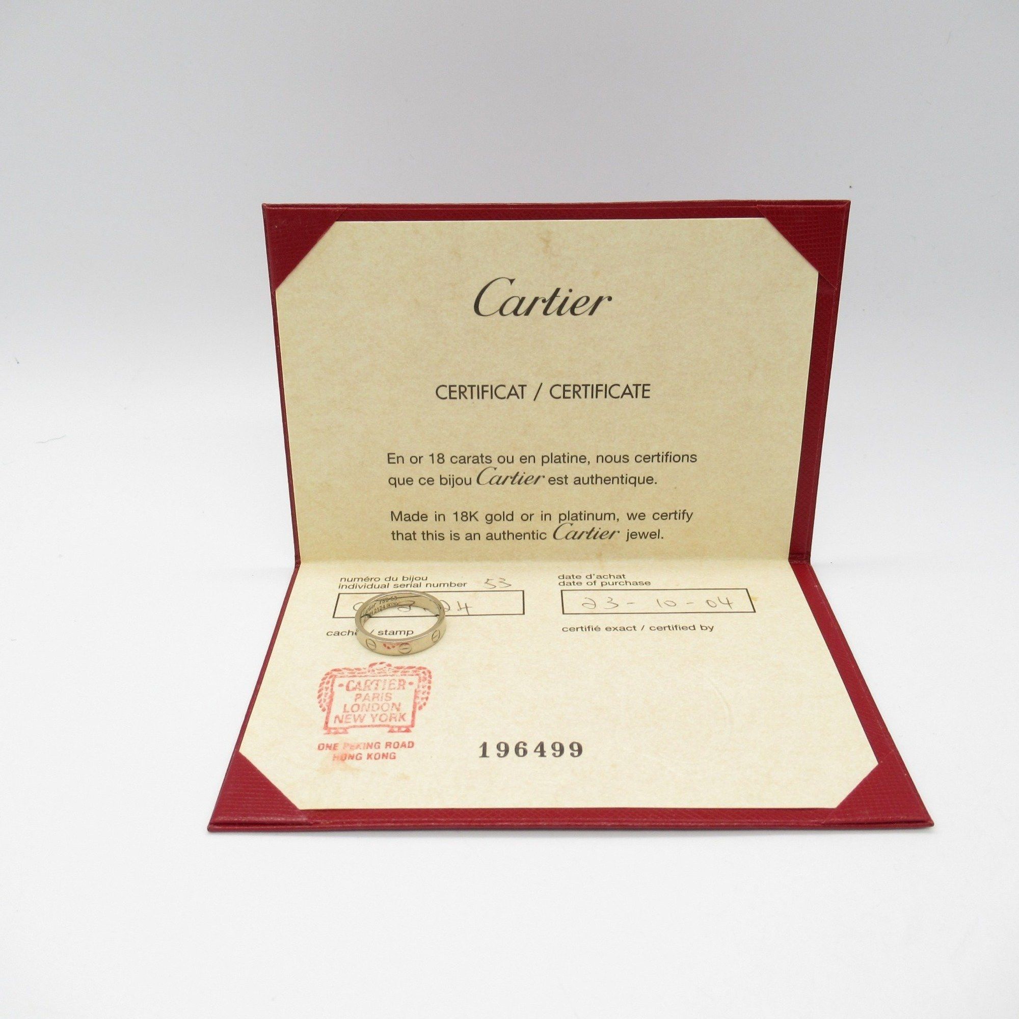 Cartier Cartier Love ring Size ONE SIZE - 6 Thumbnail