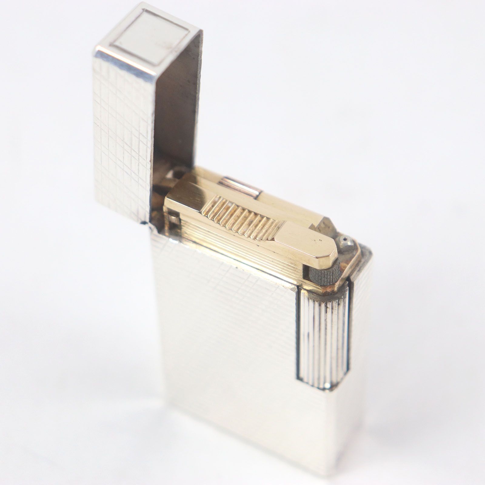 Other Other Dupont Line 1 Check Pattern Square Lighter Metal Lighter DUTY FREE for USA Size ONE SIZE - 4 Thumbnail