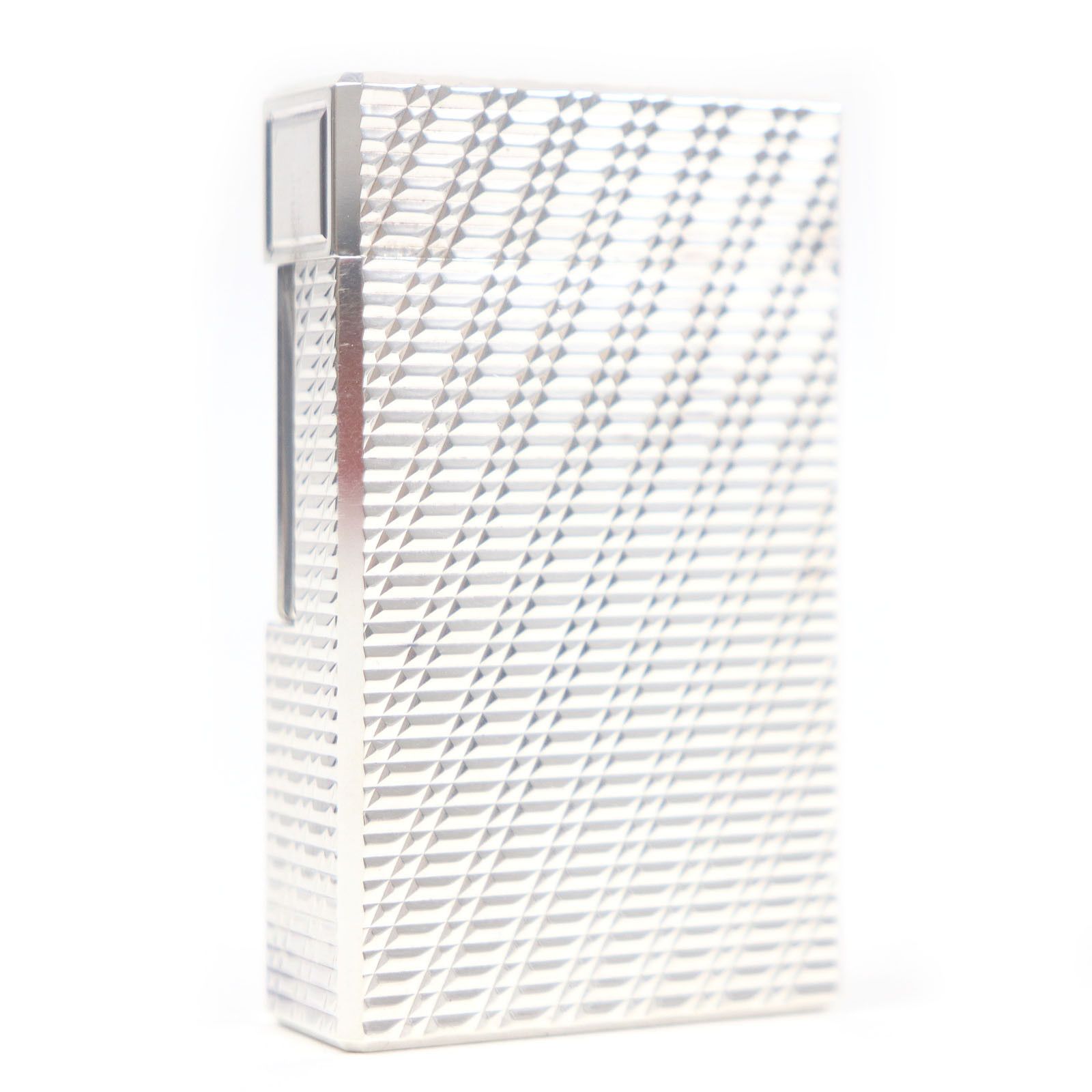 Other Other Dupont Line 1 Check Pattern Square Lighter Metal Lighter DUTY FREE for USA Size ONE SIZE - 3 Thumbnail