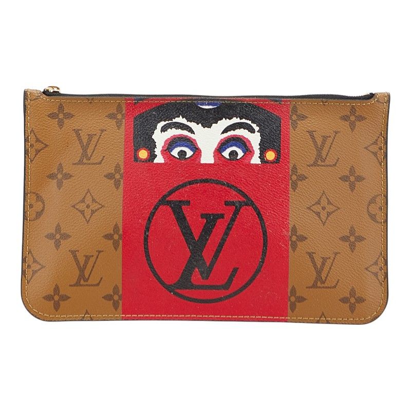 Louis Vuitton Louis Vuitton Louis Vuitton Neverfull MM Monogram Limited Tote Bag Canvas Tote Bag M43499 DUTY FREE for USA Size ONE SIZE - 10 Thumbnail