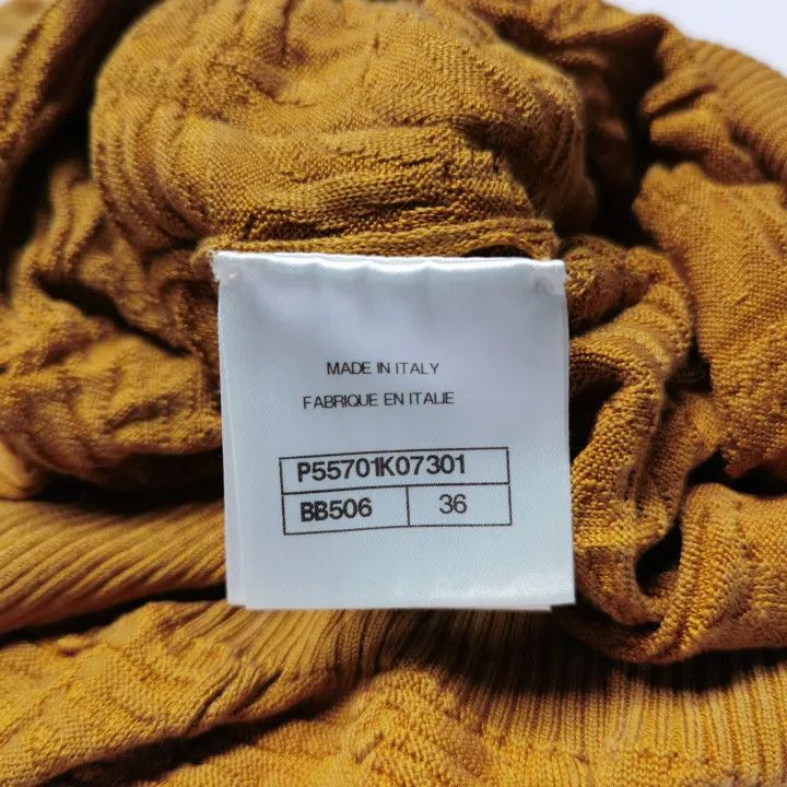 Chanel Chanel Brown Silk Knit Sweater 0079 Size S / US 4 / IT 40 - 5 Thumbnail