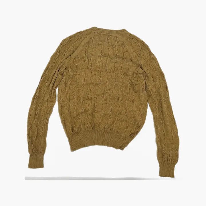 Chanel Chanel Brown Silk Knit Sweater 0079 Size S / US 4 / IT 40 - 3 Thumbnail