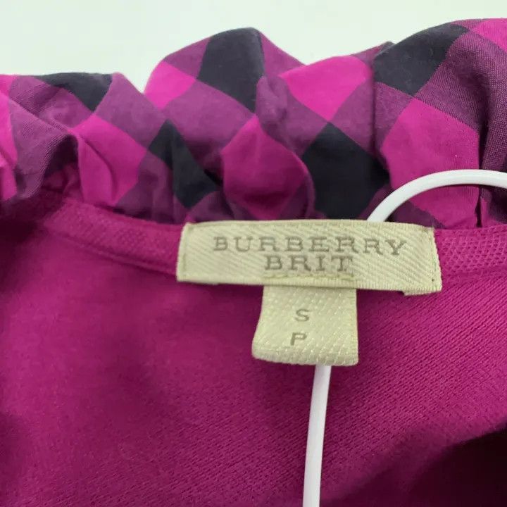 Burberry Burberry Short Sleeve Polo with Ruffled Collar 0079 Size S / US 4 / IT 40 - 5 Thumbnail