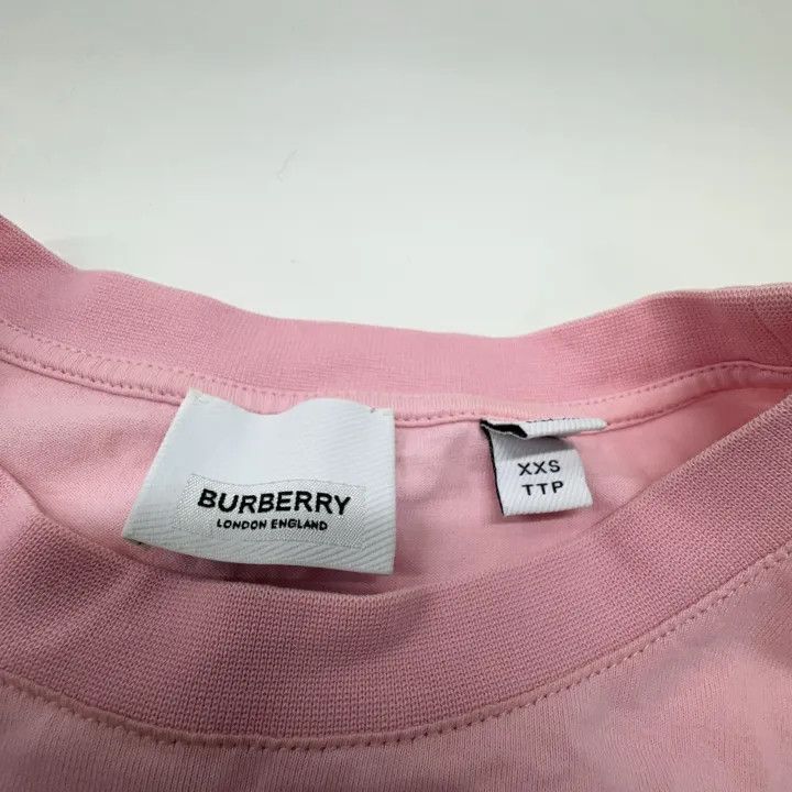 Burberry Burberry Pink Deer Print Short Sleeve T-Shirt 0079 Size XXS / US 00 / IT 34 - 5 Thumbnail