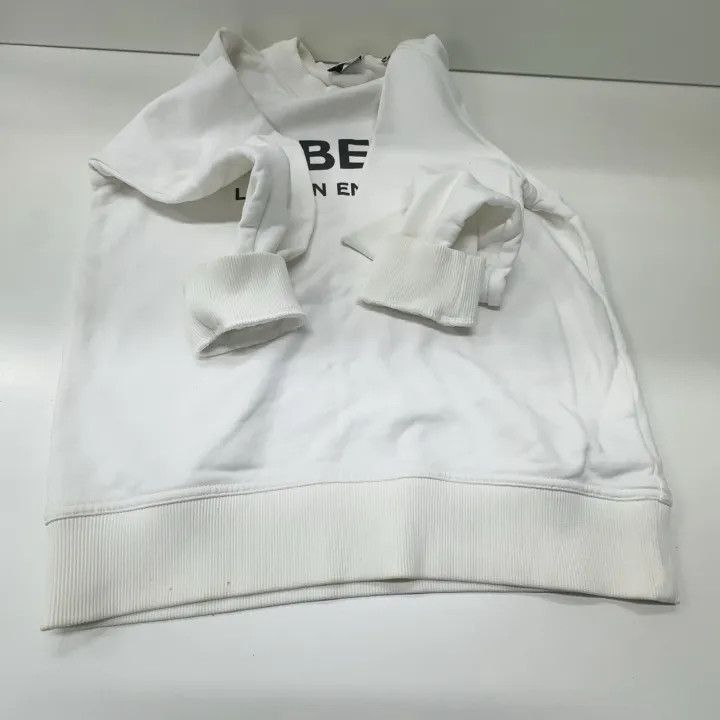 Burberry Burberry Logo Print Cotton Sweatshirt 0079 Size XS / US 0-2 / IT 36-38 - 12 Thumbnail