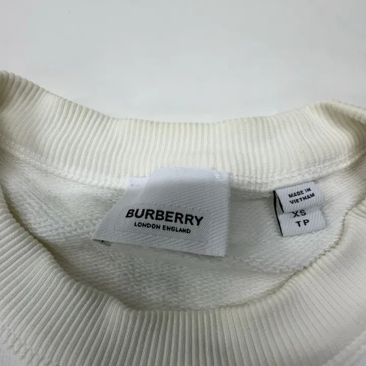 Burberry Burberry Logo Print Cotton Sweatshirt 0079 Size XS / US 0-2 / IT 36-38 - 5 Thumbnail