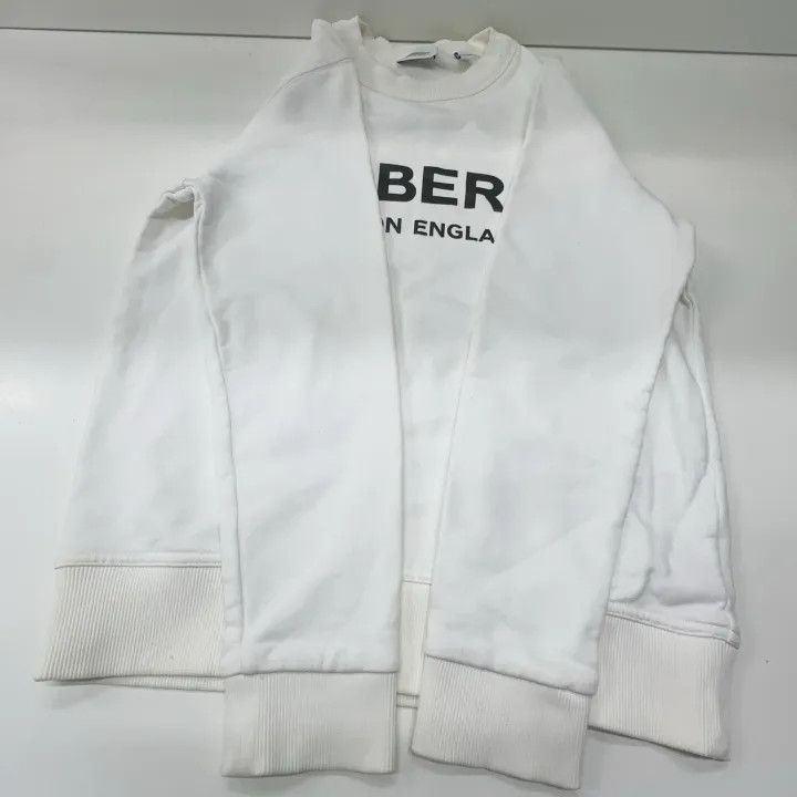 Burberry Burberry Logo Print Cotton Sweatshirt 0079 Size XS / US 0-2 / IT 36-38 - 11 Thumbnail