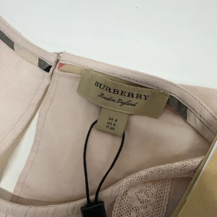 Burberry Burberry Short Sleeve Dress with Belt 0079 Size M / US 6-8 / IT 42-44 - 6 Thumbnail