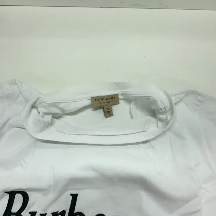 Burberry Burberry White Cotton Short Sleeve T-Shirt 0079 Size XXS / US 00 / IT 34 - 7 Thumbnail