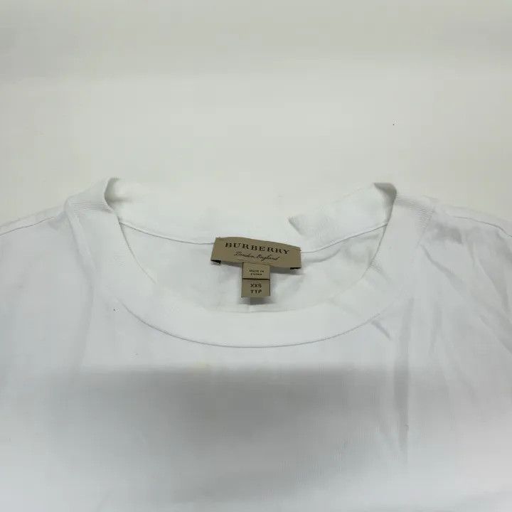 Burberry Burberry White Cotton Short Sleeve T-Shirt 0079 Size XXS / US 00 / IT 34 - 6 Thumbnail