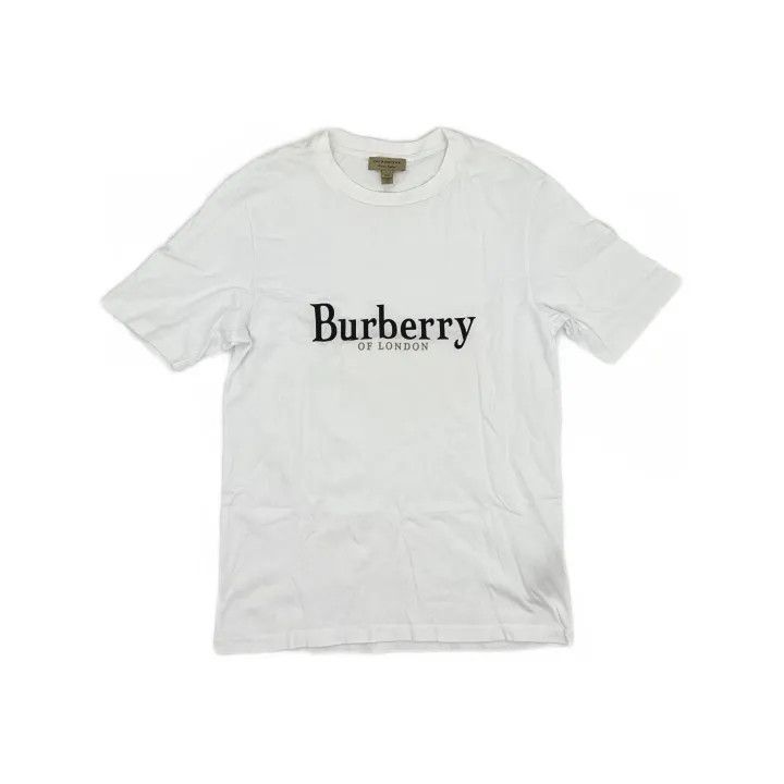 Burberry Burberry White Cotton Short Sleeve T-Shirt 0079 Size XXS / US 00 / IT 34 - 2 Thumbnail