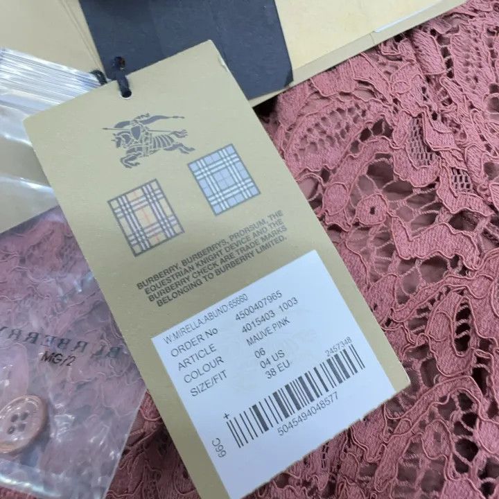 Burberry Burberry Stylish Solid Color Short Sleeve Dress 0079 Size S / US 4 / IT 40 - 4 Thumbnail