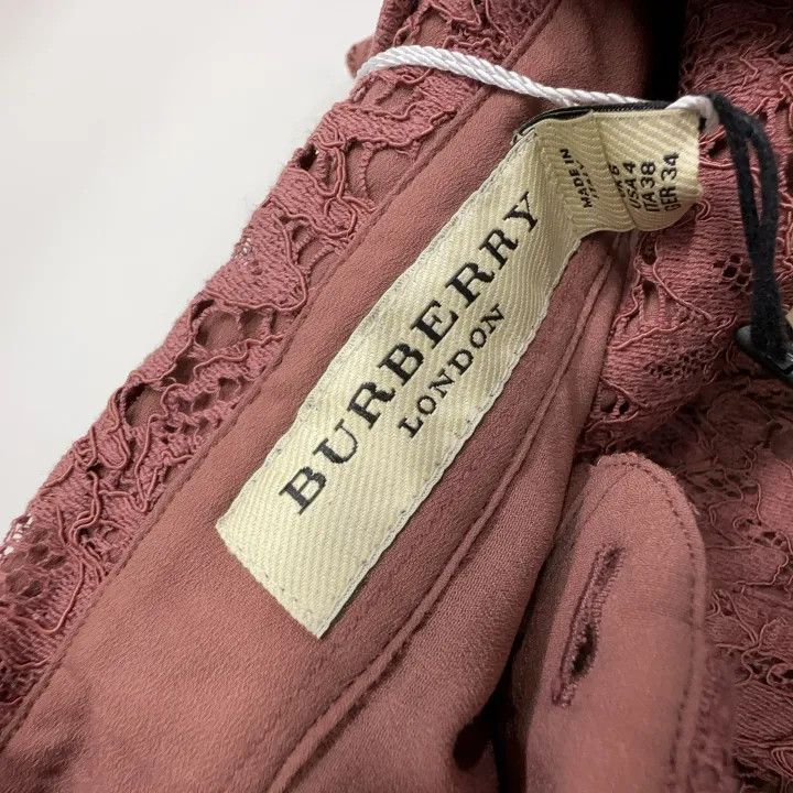 Burberry Burberry Stylish Solid Color Short Sleeve Dress 0079 Size S / US 4 / IT 40 - 5 Thumbnail