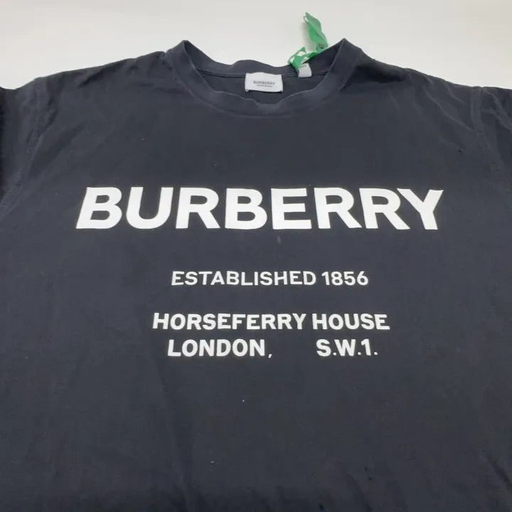 Burberry Burberry Horseferry Logo Cotton T-Shirt 0079 Size L / US 10 / IT 46 - 7 Thumbnail