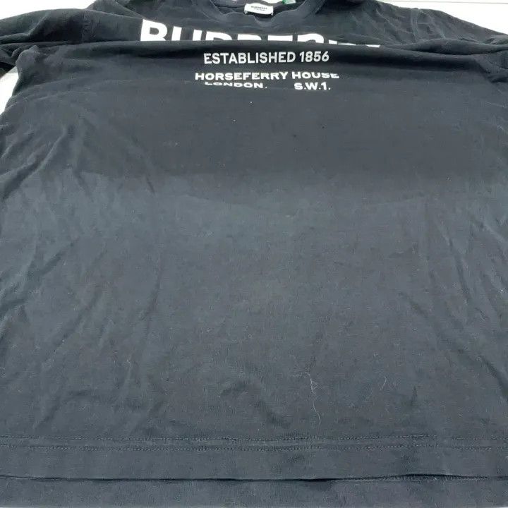 Burberry Burberry Horseferry Logo Cotton T-Shirt 0079 Size L / US 10 / IT 46 - 9 Thumbnail