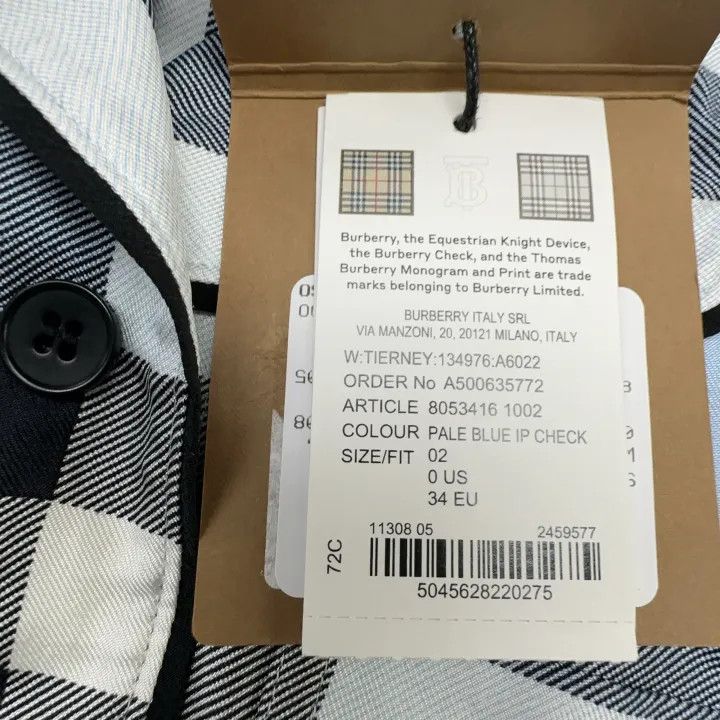 Burberry Burberry Check Pattern Short Sleeve Shirt 0079 Size S / US 4 / IT 40 - 4 Thumbnail