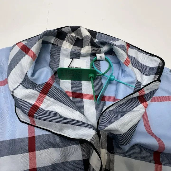 Burberry Burberry Check Pattern Short Sleeve Shirt 0079 Size S / US 4 / IT 40 - 6 Thumbnail