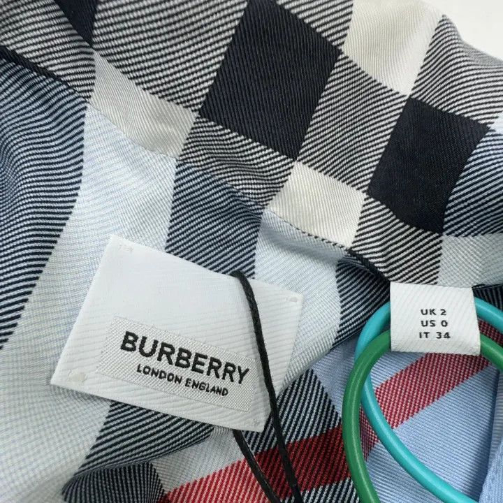 Burberry Burberry Check Pattern Short Sleeve Shirt 0079 Size S / US 4 / IT 40 - 3 Thumbnail
