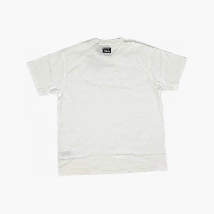 Burberry Burberry White Logo Print Short Sleeve T-Shirt 0079 Size S / US 4 / IT 40 - 3 Thumbnail