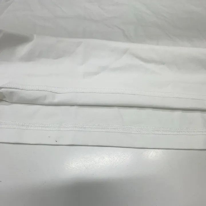 Burberry Burberry White Logo Print Short Sleeve T-Shirt 0079 Size S / US 4 / IT 40 - 10 Thumbnail