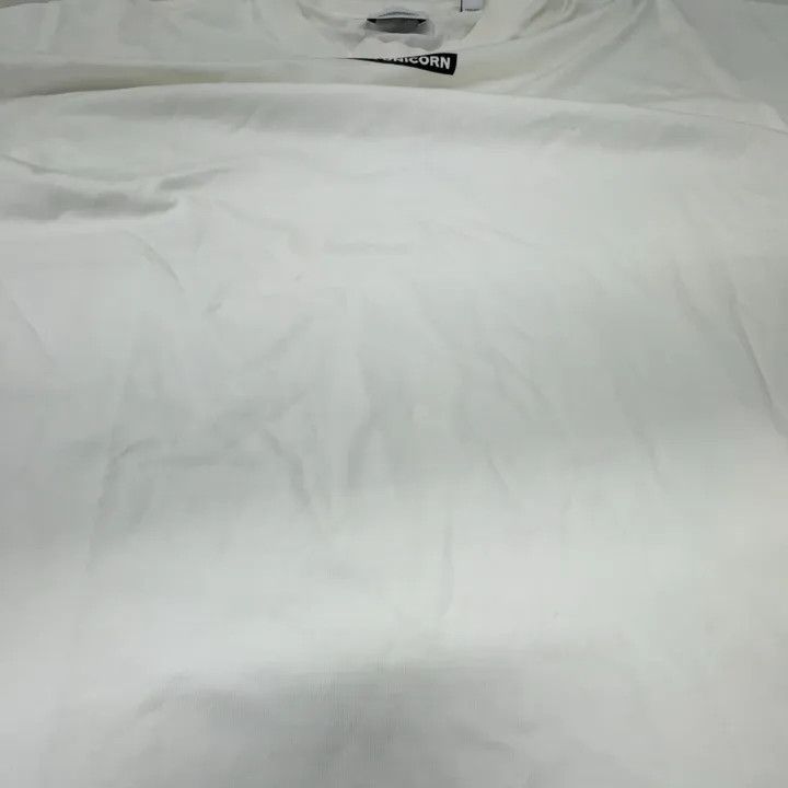 Burberry Burberry White Logo Print Short Sleeve T-Shirt 0079 Size S / US 4 / IT 40 - 9 Thumbnail