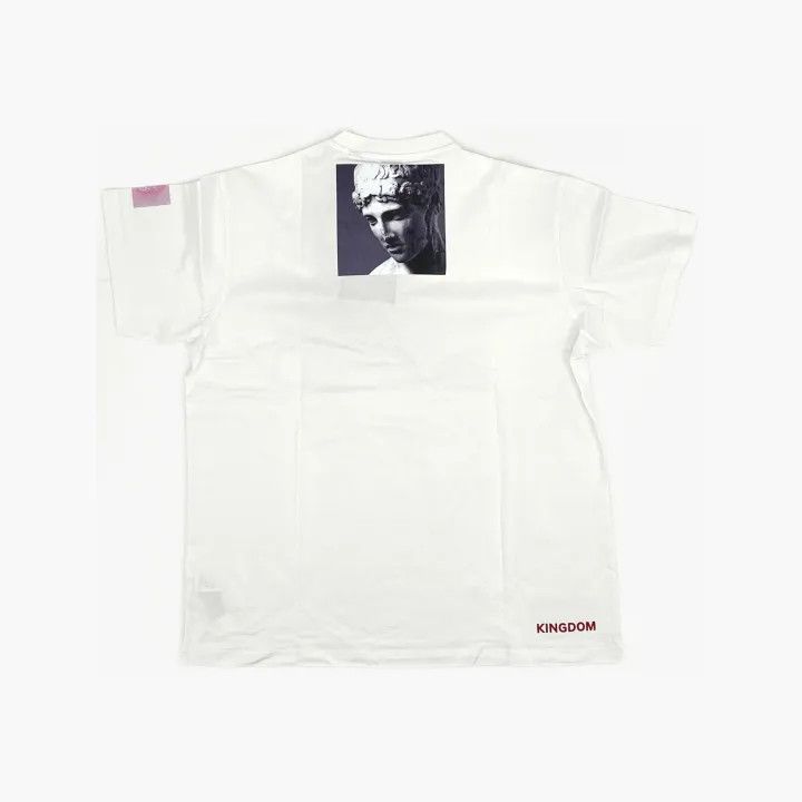 Burberry Burberry White Printed Short Sleeve T-Shirt 0079 Size M / US 6-8 / IT 42-44 - 3 Thumbnail