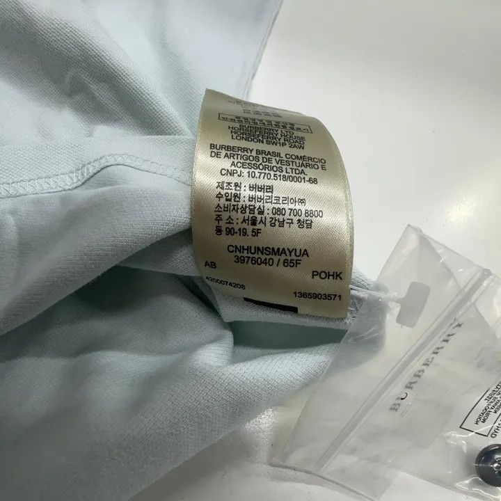 Burberry Burberry Cotton Short Sleeve Polo Shirt 0079 Size M / US 6-8 / IT 42-44 - 4 Thumbnail