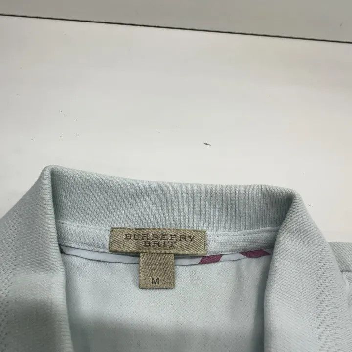 Burberry Burberry Cotton Short Sleeve Polo Shirt 0079 Size M / US 6-8 / IT 42-44 - 5 Thumbnail