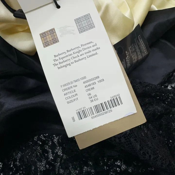 Burberry Burberry Slim Fit V-neck Colorblock Dress 0079 Size S / US 4 / IT 40 - 6 Thumbnail