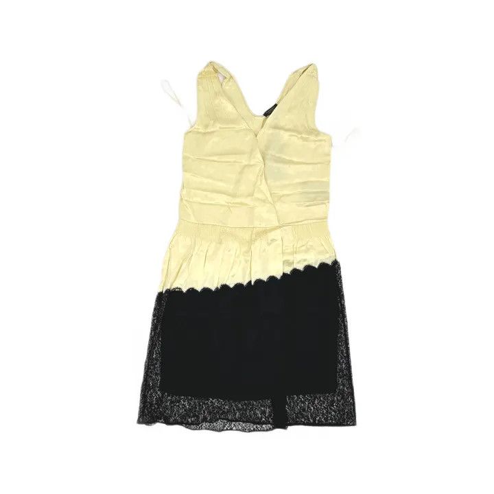 Burberry Burberry Slim Fit V-neck Colorblock Dress 0079 Size S / US 4 / IT 40 - 2 Thumbnail