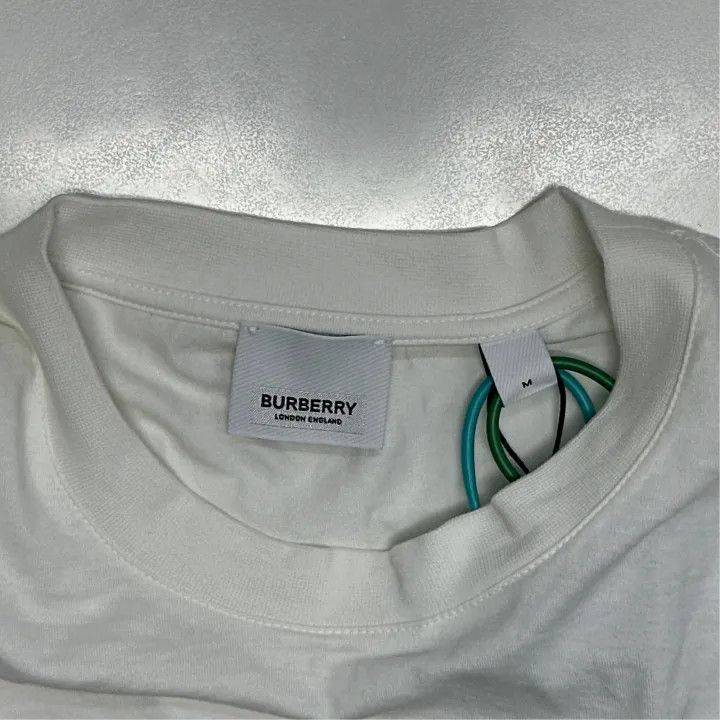 Burberry Burberry SS22 Cotton Square Print T-shirt 0079 Size M / US 6-8 / IT 42-44 - 2 Thumbnail