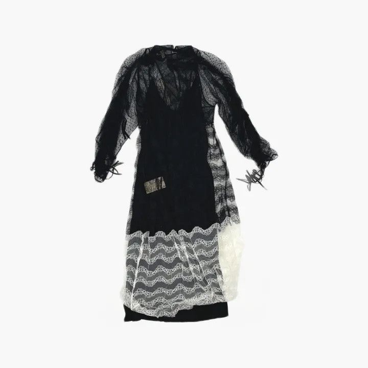 Burberry Burberry Lace Long Sleeve Dress 0079 Size S / US 4 / IT 40 - 3 Thumbnail