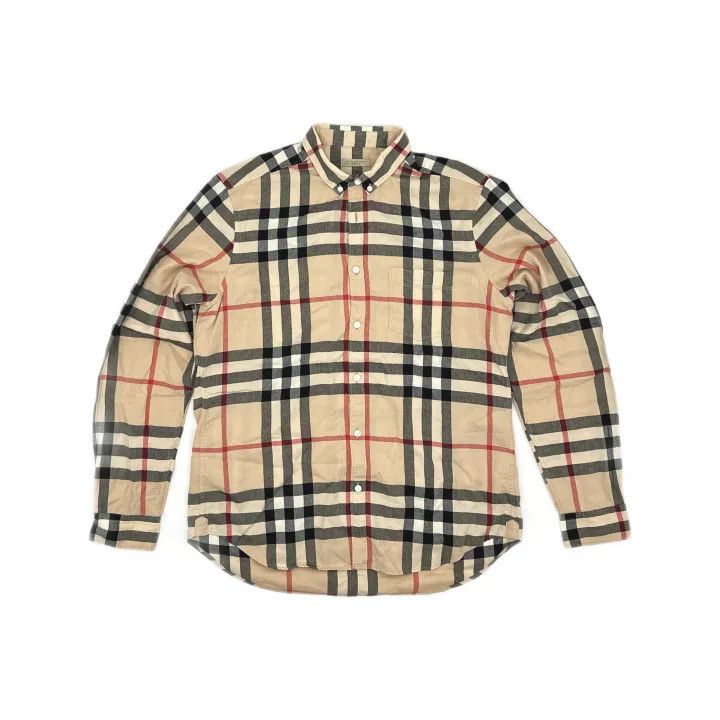 Burberry Burberry Casual Button-Up Long Sleeve Shirt 0079 Size L / US 10 / IT 46 - 2 Thumbnail