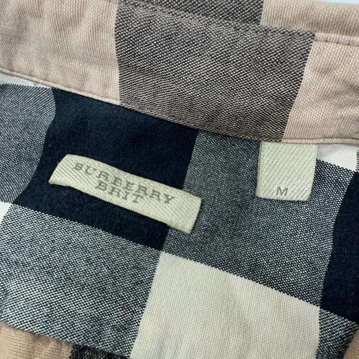 Burberry Burberry Check Regular Collar Shirt 0079 Size M / US 6-8 / IT 42-44 - 5 Thumbnail